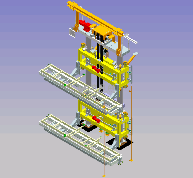 室外电梯井道玻璃外立面
